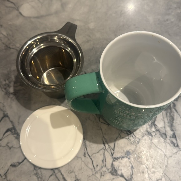 David tea mug with strainer and lid - Picture 3 of 4